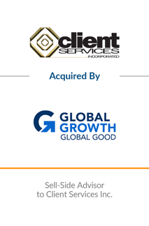 Sell-Side Advisor to Client Services Inc.