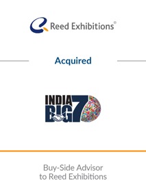 Buy-Side Advisor to Reed Exhibitions