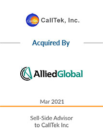 Sell-Side Advisor to CallTek Inc